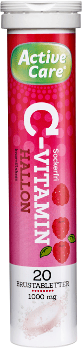Brustablett C-Vitamin Hallon
