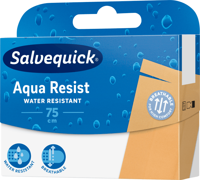 Salvequick Aqua Resist, Plåster, 75 cm