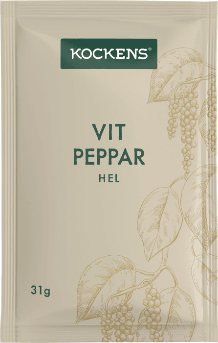 Vitpeppar hel