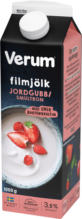 Filmjölk Jordgubb & Smultron 3,5%
