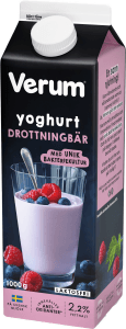Yoghurt Drottningbär Laktosfri 2,2%