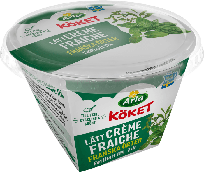 Crème Fraiche Lätt 11% Franska Örter