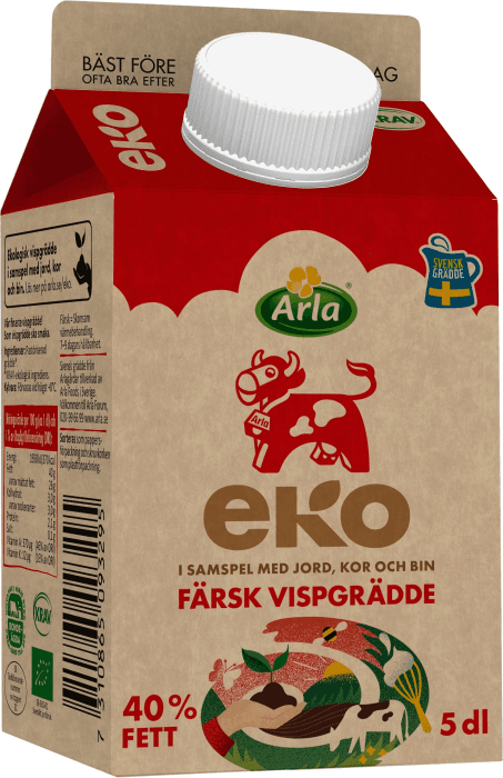 Vispgrädde 40% EKO