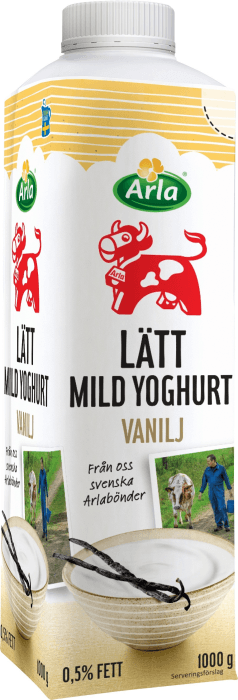 Lättyoghurt Mild 0,5% Vanilj