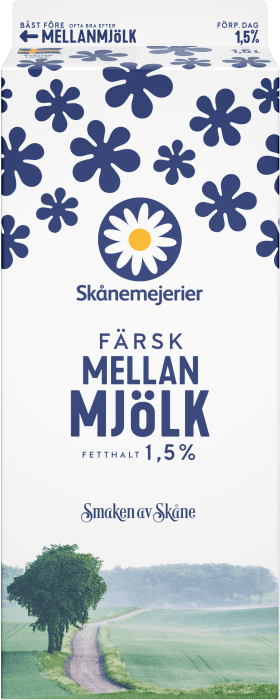 Färsk Mellanmjölk 1,5%
