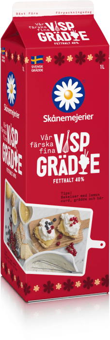 Vispgrädde 40%