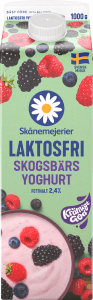 Yoghurt Skogsbär Laktosfri 2,4%