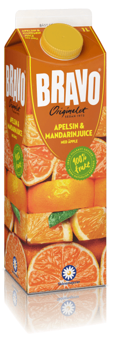 Apelsin, äpple & mandarinjuice Miljömärkt