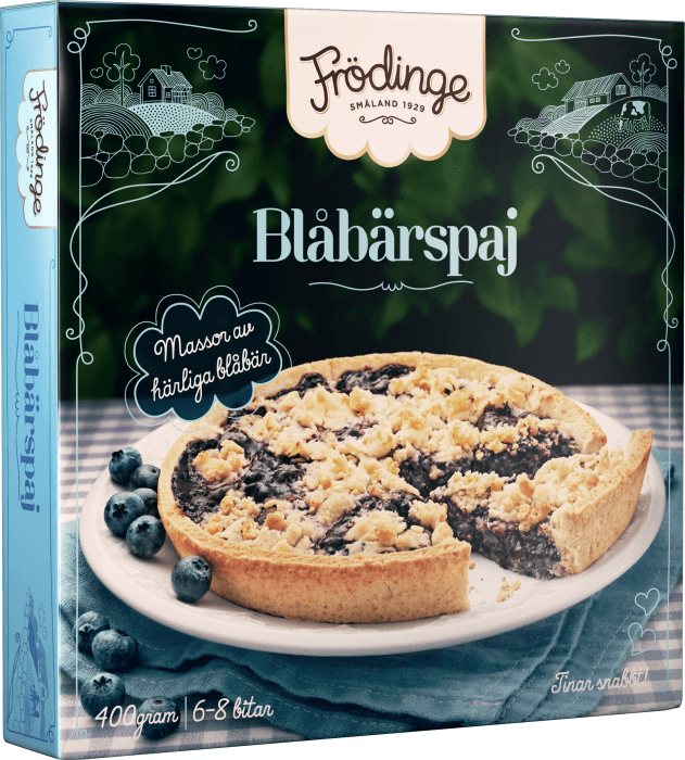 Blåbärspaj Fryst