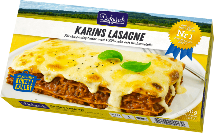Karins Lasagne Fryst