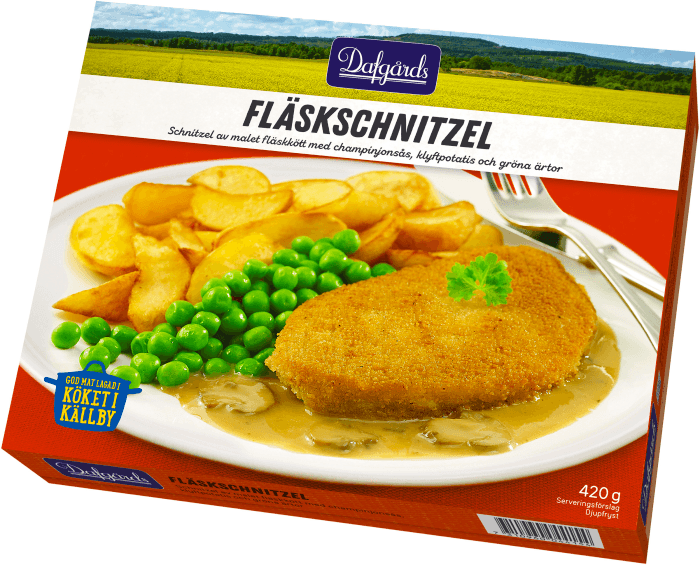 Fläskschnitzel Fryst