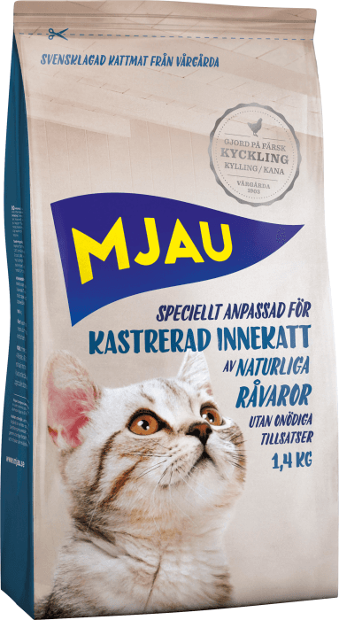 Kattmat för Kastrerad Innekatt