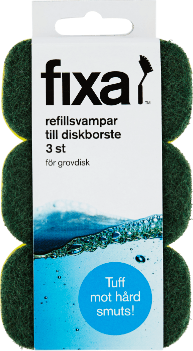 Refillsvampar till Diskborste Grov
