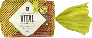 Vital Grovt Bröd Fyllt av Råg