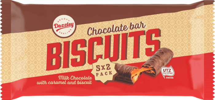 Bars Caramel Chocolate 5-pack