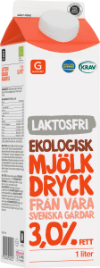 Mjölkdryck Laktosfri 3% EKO/KRAV