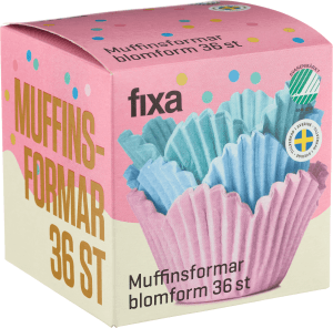 Muffinform Blomma