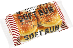 Soft Bun Sesam Hamburgerbröd 4-pack