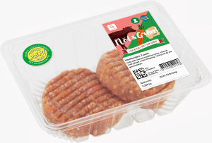 Burgare Nöt & Grönt Tex-Mex 2-p