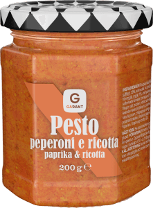 Pesto Rosso Paprika och Ricotta