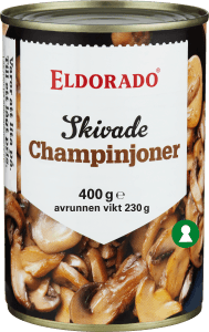 Champinjoner Skivade