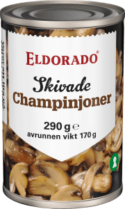 Champinjoner Skivade