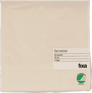 Servetter Creame 40x40cm