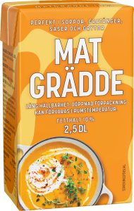 Mat Grädde Lång Hållbarhet 10%