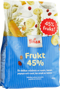 Müsli Frukt 45%