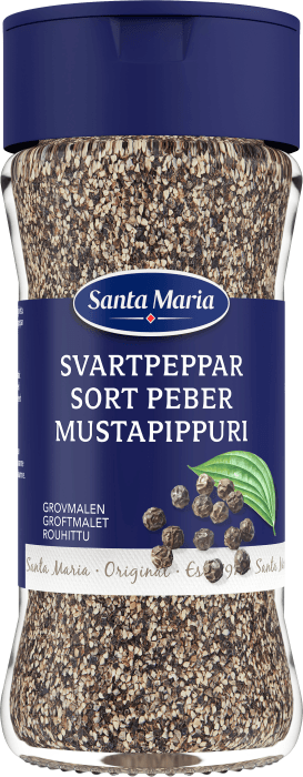 Svartpeppar Grov Mellanburk