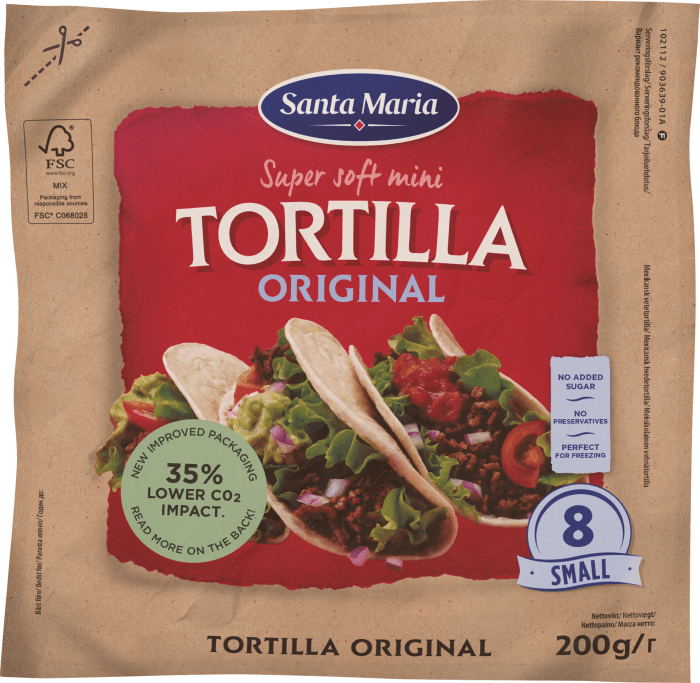 Tortilla Small 8-p