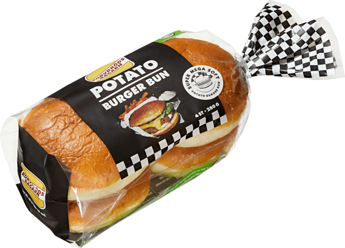 Potato Burger Bun 4-p