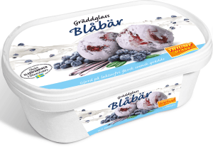 Gräddglass Blåbär Laktosfri