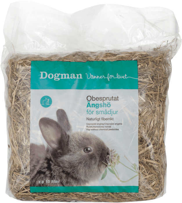 Ängshö för smådjur