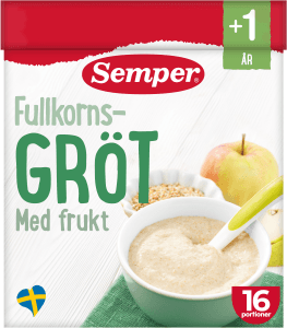 Fullkornsgröt med Frukt +12M 16 portioner