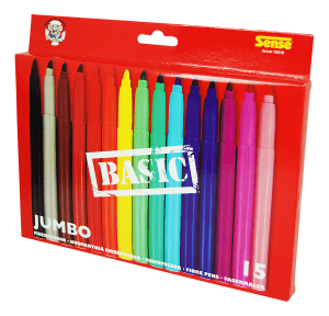 Fiberpennor Jumbo Basic