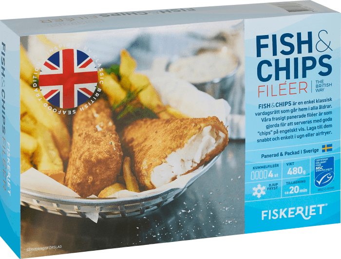 Fish & Chips Filéer