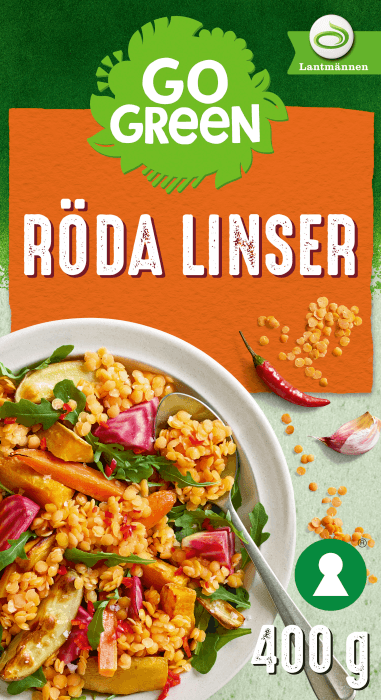 Röda Linser Torkade