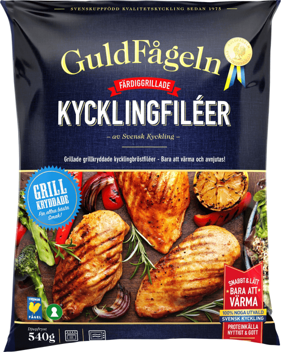 Grillade Kycklingbröst Fryst