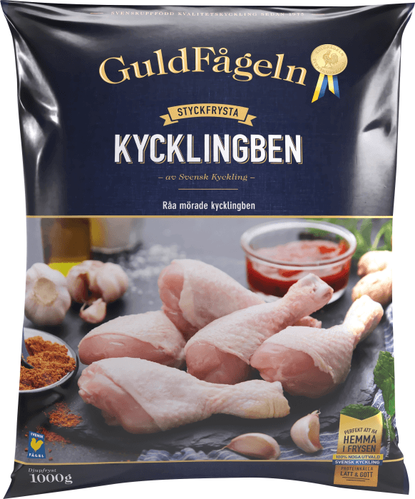 Kycklingben Fryst