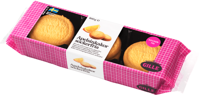 Apelsinkakor sockefria