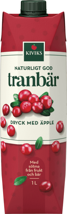 Tranbärsdryck med Äpple