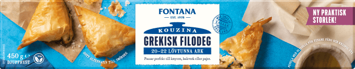 Grekisk Filodeg Fryst