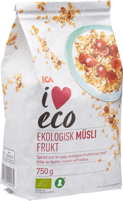 Müsli Frukt Ekologisk