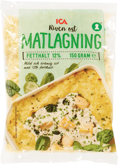 Matlagningsost Riven 12%