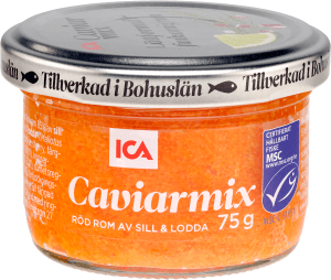 Caviarmix röd rom av sill och lodda
