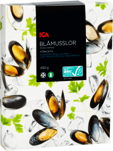 Blåmusslor Fryst