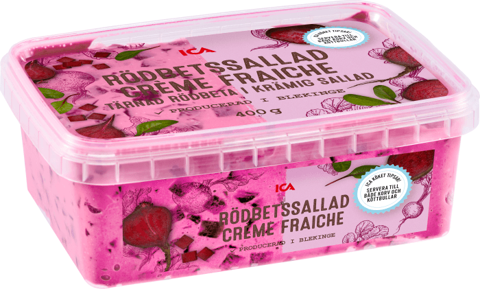 Rödbetssallad med Crème Fraiche