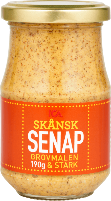 Skånsk senap Grovmalen & stark