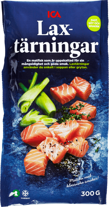 Laxtärningar Fryst